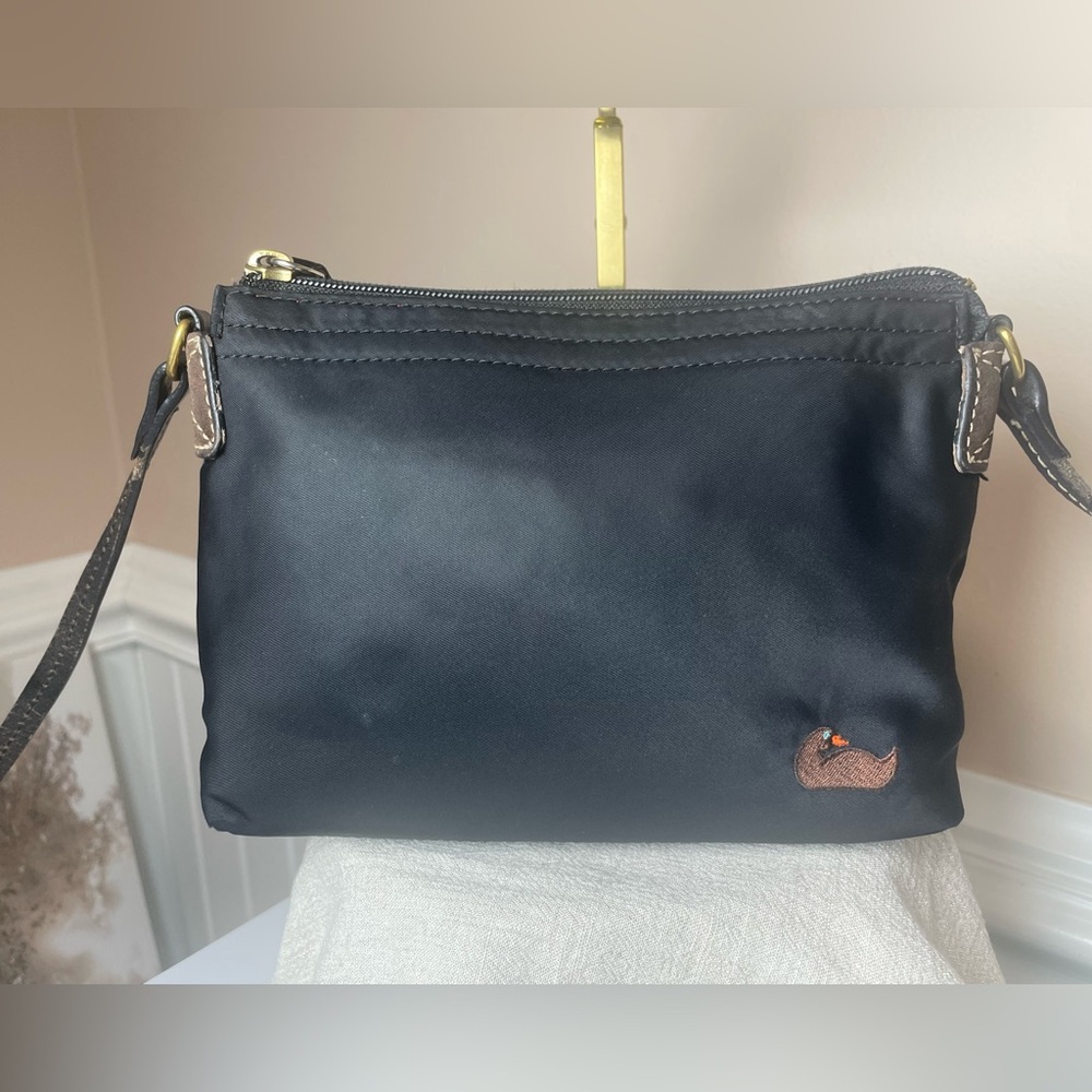 Dooney & Bourke Nylon Crossbody Pouchette 5.5 in H x 8 in L- 24 shoulder drop